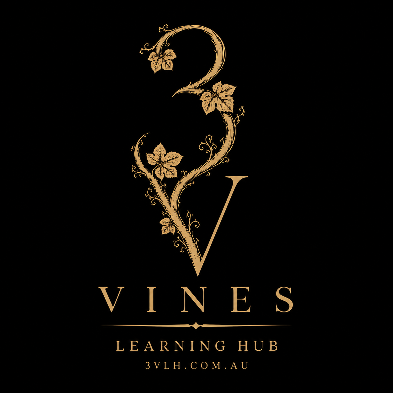 3 Vines Learning Hub logo